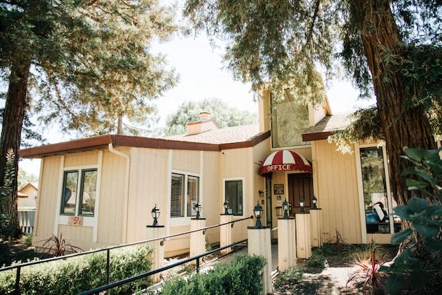 The exterior of the Cranbrook leasing office.